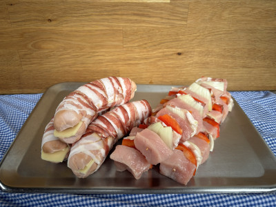 Rind- und Schweinefleisch