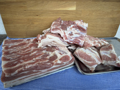 Rind- und Schweinefleisch