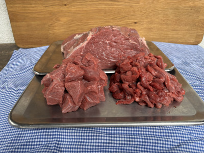 Rind- und Schweinefleisch