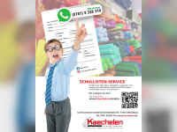 Nicht mit dem Schullisten Service von Kaechelen