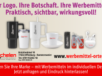 Ihr Logo. Ihre Botschaft. Ihre Werbemittel.