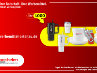 Zeigen Sie Ihre Marke – mit Werbemitteln im individuellen Design.