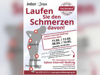 Interval Walking: Laufen Sie den Schmerzen davon!