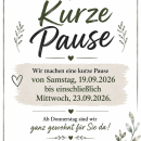 Kurze Pause