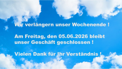 Freitag geschlossen