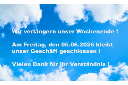 Freitag geschlossen
