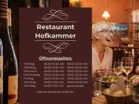 Öffnungszeiten Hofkammer