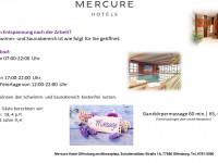 Schwimmbad und Saunabereich im Hotel Mercure