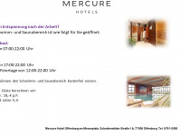 Schwimmbad und Saunabereich im Hotel Mercure