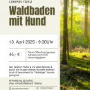 Waldbaden mit Hund