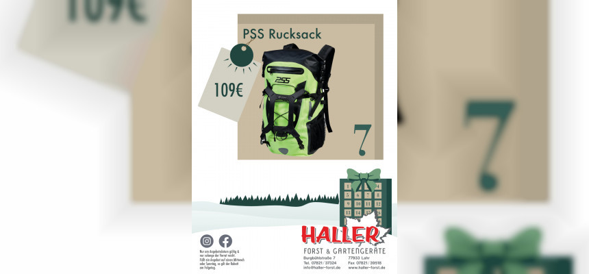 Türchen 7. PSS Rucksack