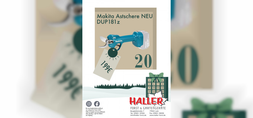 Türchen 20. Makita Astschere DUP181z