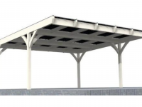 Wattstone Solar-Carport Paket 15TS – 5,55 kW: Design trifft Energieeffizienz