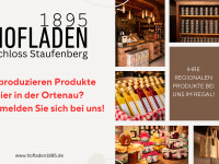 Ihre regional hergestellten Produkte bei uns im Regal!?