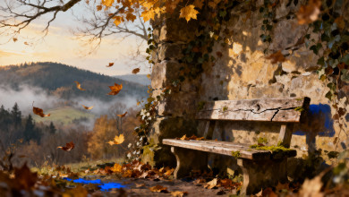 Ende Oktober zeigt sich die Natur von ihrer stillen Seite.